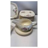 Paden City Pottery Rose Pattern Dishes Large Lot Paden City Pottery Rose Pattern Dishes Large Lot