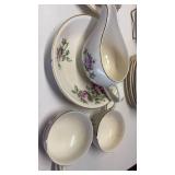Paden City Pottery Rose Pattern Dishes Large Lot Paden City Pottery Rose Pattern Dishes Large Lot