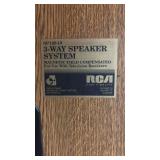 RCA Three Way Speaker System Speakers (untested) RCA Three Way Speaker System Speakers (untested)