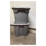 (2) Storage Totes (2) Storage Totes