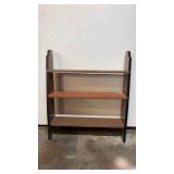 Standing Wood Book Shelves Approximately 29 inches wide by 33 inches Tall by 7 inches deep Standing Wood Book Shelves Approximately 29 inches wide by 33 inches Tall by 7 inches deep