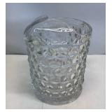 Vintage Fostoria Clear Glass Geometric Pattern w/ Ice Guard Spout Vintage Fostoria Clear Glass Geometric Pattern w/ Ice Guard Spout