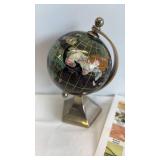 Gemstones Of The World Vintage Desk Globe in Presentation Box Gemstones Of The World Vintage Desk Globe in Presentation Box