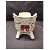 MIKASA FINE PORCELAIN SLEIGH TABLE CENTERPIECE WITH MRS CLAUSE AND SANTA SALT AND PEPPER SHAKERS MIKASA FINE PORCELAIN SLEIGH TABLE CENTERPIECE WITH MRS CLAUSE AND SANTA SALT AND PEPPER SHAKERS