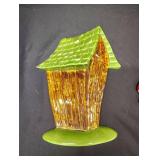 VINTAGE CERAMIC WALL HANGING SET - KNOWN AS " THE RACE TO THE OUTHOUSE" VINTAGE CERAMIC WALL HANGING SET - KNOWN AS " THE RACE TO THE OUTHOUSE"