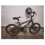 18" Kent Abyss Freestyle BMX Bicycle, Schwinn Classic Helmet 18" Kent Abyss Freestyle BMX Bicycle, Schwinn Classic Helmet