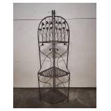Wrought Iron Corner Shelf Plant Stand. Wrought Iron Corner Shelf Plant Stand.