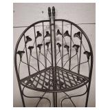 Wrought Iron Corner Shelf Plant Stand. Wrought Iron Corner Shelf Plant Stand.