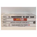 Nintendo Wii Games Bundle - 4 Popular Titles Nintendo Wii Games Bundle - 4 Popular Titles