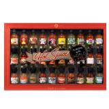 Thoughtfully Gifts, Hot Sauce Flavors of the World Variety Pack, Inspired from Journeys Across the Globe, Flavors Include Thai Pepper Sauce, Baja Heat Mango, Costa Rica Lava Heat, and More, Pack of 30