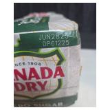 Canada Dry Caffeine Free Zero Sugar Ginger Ale Soda Pop  12 fl oz  12 Pack Cans