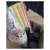 12.7oz Snow Cone Syrups (6 Pack W/Cups/Straws)