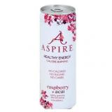 4 pk Aspire Healthy Energy Drinks Sugar Free, Natural Energy Drinks, with Natural Caffeine Coffee Replacement, Essential Vitamins Keto Drink, Vegan, Kosher, Gluten-Free, Raspberry Acai 12oz can