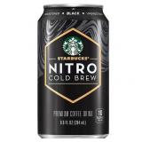 Starbucks Nitro Cold Brew Black Black Unsweetened Premium Iced Coffee Drink  9.6 fl oz 8 Pack Cans