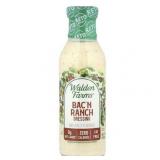 2 pk WALDEN FARMS, DRESSING, BACON RANCH 12 Oz Bottles