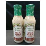 2 pk WALDEN FARMS, DRESSING, BACON RANCH 12 Oz Bottles