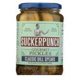SUCKERPUNCH GOURMET PICKLES, CLASSIC DILL SPEARS 24oz