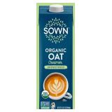 SOWN Organic Oat Creamer Unsweetened - Barista Oat Milk Non Dairy Coffee Creamer, Shelf Stable - 32oz