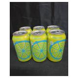 6pk Poppi Lime Ginger Prebiotic Soda, 12oz