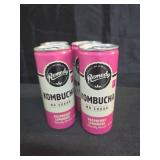 4 pk Remedy Kombucha Raspberry Lemonade, 8.5oz