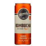 4 pk Remedy Mango Passion Kombucha, 8.5oz