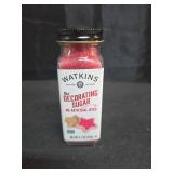 Watkins Gourmet Decorating Sugar Red  4.78 oz (BB APRIL 2027)