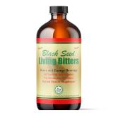 HERBOGANIC Black Seed Living Bitter 16oz Pack of 1 - Natural Blend of Black Seed, Fennel Seed, Cinnamon and Fenugreek to Support Digestive Health