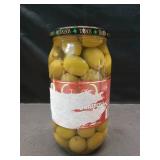 Tossos Tassos Double Stuffed Jalapeno-garlic Super Mammoth Greek Olives  35.27 Oz
