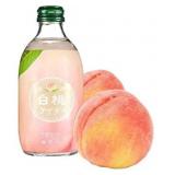 4 pk Tomomasu Japanese Sparkling Cider - White Peach