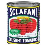 Sclafani - Crushed Tomatoes, (4)- 28 oz. Cans