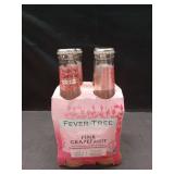 Fever-Tree Sparkling Pink Grapefruit Cocktail Mixers, 6.8 Fl Oz, 4 Count