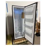 Vissani 24 in. 11 cu. ft.  Convertible Auto Defrost Garage Ready Upright Freezer/Refrigerator in Stainless  Steel, Energy Star Retail $649.99