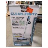 Shark Clean and Empty Bagless Cordless HEPA Filtration Stick Vacuum and Auto-Empty System Multi-Surfaces in White/Peacock, FACTORY SEALED, Retail $400