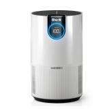 Shark Air Purifier with Nanoseal HEPA, Cleansense IQ, Odor Lock, Cleans up to 500 Sq. Ft, White, HP102: UL Listed, True HEPA, 2-Year Warranty, Retail $200