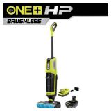 Ryobi ONE+ HP 18V Cordless SWIFTClean Wet/Dry Stick Mop and Vacuum Kit with 4.0 Ah Battery and Charger Retail $349.00