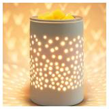 Ceramic Electric Wax Melt Warmer Candle Waxing Warmer Burner Melt Wax Cube Melter Fragrance Warmer- Ideal Gift for Wedding, Spa and Aromatherapy - Retail: $20 Ceramic Electric Wax Melt Warmer Candle Waxing Warmer Burner Melt Wax Cube Melter Fragrance Warmer- Ideal Gift for Wedding, Spa and Aromatherapy - Retail: $20