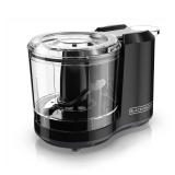 BLACK+DECKER 1.5-Cup Electric Food Chopper, One Touch Pulse, 150W Motor, Mini Food Processor, Stay-Sharp Blade, Dishwasher Safe - Retail: $17 BLACK+DECKER 1.5-Cup Electric Food Chopper, One Touch Pulse, 150W Motor, Mini Food Processor, Stay-Sharp Blade, Dishwasher Safe - Retail: $17