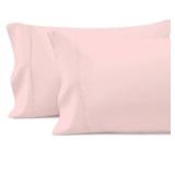 Pure 100% Cotton Pillow Cases Queen Size Set of 2 Light Pink, 800 Thread Count Long Staple Cotton Thick Sateen with Stylish 4inch Hem (Combed Light Pink Cotton Pillow Cases Queen) - Retail: $40 Pure 100% Cotton Pillow Cases Queen Size Set of 2 Light Pink, 800 Thread Count Long Staple Cotton Thick Sateen with Stylish 4inch Hem (Combed Light Pink Cotton Pillow Cases Queen) - Retail: $40