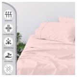 Pure 100% Cotton Pillow Cases Queen Size Set of 2 Light Pink, 800 Thread Count Long Staple Cotton Thick Sateen with Stylish 4inch Hem (Combed Light Pink Cotton Pillow Cases Queen) - Retail: $40 Pure 100% Cotton Pillow Cases Queen Size Set of 2 Light Pink, 800 Thread Count Long Staple Cotton Thick Sateen with Stylish 4inch Hem (Combed Light Pink Cotton Pillow Cases Queen) - Retail: $40