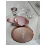 Bluetooth Headphones Over-Ear, Foldable Wireless and Wired Stereo Headset Micro SD/TF, FM for Cell Phone, PC, Soft Earmuffs &Light Weight for Prolonged Wearing(Rose Gold) - Retail: $17 Bluetooth Headphones Over-Ear, Foldable Wireless and Wired Stereo Headset Micro SD/TF, FM for Cell Phone, PC, Soft Earmuffs &Light Weight for Prolonged Wearing(Rose Gold) - Retail: $17