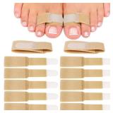 Adjustable Fabric Toe Wraps - Comfortable Toe Corrector Protectors for Bunion Relief and Foot Care - Retail: $5 Adjustable Fabric Toe Wraps - Comfortable Toe Corrector Protectors for Bunion Relief and Foot Care - Retail: $5