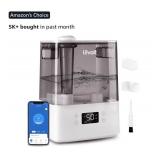 LEVOIT Smart Humidifiers for Bedroom Large Room Home,(6L) Cool Mist Top Fill Essential Oil Diffuser for Baby & Plants, Smart App & Voice Control, Rapid Humidification & Auto Mode-Quiet Sleep Mode LEVOIT Smart Humidifiers for Bedroom Large Room Home,(6L) Cool Mist Top Fill Essential Oil Diffuser for Baby & Plants, Smart App & Voice Control, Rapid Humidification & Auto Mode-Quiet Sleep Mode