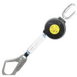 11FT Self Retracting Lifeline Fall Protection Retractable Safety Lanyard Retracting Lifeline Personal Fall Arrest Protection ANSI Self Retractable Gear for Roofing Construction(Big Hook) - Retail: $96 11FT Self Retracting Lifeline Fall Protection Retractable Safety Lanyard Retracting Lifeline Personal Fall Arrest Protection ANSI Self Retractable Gear for Roofing Construction(Big Hook) - Retail: $96