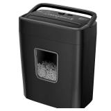 Paper Shredder, 8-Sheet Crosscut Shredder with 4.2 Gallon Bin Shred Credit Card/Mail/Staple/Clip, P-4 Security Level Document Shredder with Handle for Home Office (C261-C) - Retail: $34 Paper Shredder, 8-Sheet Crosscut Shredder with 4.2 Gallon Bin Shred Credit Card/Mail/Staple/Clip, P-4 Security Level Document Shredder with Handle for Home Office (C261-C) - Retail: $34