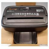 Paper Shredder, 8-Sheet Crosscut Shredder with 4.2 Gallon Bin Shred Credit Card/Mail/Staple/Clip, P-4 Security Level Document Shredder with Handle for Home Office (C261-C) - Retail: $34 Paper Shredder, 8-Sheet Crosscut Shredder with 4.2 Gallon Bin Shred Credit Card/Mail/Staple/Clip, P-4 Security Level Document Shredder with Handle for Home Office (C261-C) - Retail: $34