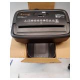 Paper Shredder, 8-Sheet Crosscut Shredder with 4.2 Gallon Bin Shred Credit Card/Mail/Staple/Clip, P-4 Security Level Document Shredder with Handle for Home Office (C261-C) - Retail: $34 Paper Shredder, 8-Sheet Crosscut Shredder with 4.2 Gallon Bin Shred Credit Card/Mail/Staple/Clip, P-4 Security Level Document Shredder with Handle for Home Office (C261-C) - Retail: $34