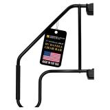 Stromberg Carlson AM-533 Lend-A-Hand Extended Assist Rail - RV Handrail, RV Handle Grab Bar by Door, Camper Hand Rail, RV Step Handrail, Trailer Door Handle, Grab Handle, 37 Overall Drop, Black - Reta Stromberg Carlson AM-533 Lend-A-Hand Extended Assist Rail - RV Handrail, RV Handle Grab Bar by Door, Camper Hand Rail, RV Step Handrail, Trailer Door Handle, Grab Handle, 37 Overall Drop, Black - Reta
