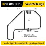 Stromberg Carlson AM-533 Lend-A-Hand Extended Assist Rail - RV Handrail, RV Handle Grab Bar by Door, Camper Hand Rail, RV Step Handrail, Trailer Door Handle, Grab Handle, 37 Overall Drop, Black - Reta Stromberg Carlson AM-533 Lend-A-Hand Extended Assist Rail - RV Handrail, RV Handle Grab Bar by Door, Camper Hand Rail, RV Step Handrail, Trailer Door Handle, Grab Handle, 37 Overall Drop, Black - Reta