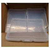 Party Club of America Transparent 5 x 7" Photo Storage Boxes - Photo Organizer Cases Photo Keeper Picture Storage Containers Box for Photos - 9 Pack (Clear) - Retail: $19" Party Club of America Transparent 5 x 7" Photo Storage Boxes - Photo Organizer Cases Photo Keeper Picture Storage Containers Box for Photos - 9 Pack (Clear) - Retail: $19"