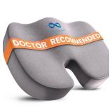 Everlasting Comfort Doctor Recommended Memory Foam Seat Cushion for Office Chairs & Car Seat - Ergonomic Office Desk Accessories for Tailbone Pain Relief, Sciatica & Back Support - Retail: $60 Everlasting Comfort Doctor Recommended Memory Foam Seat Cushion for Office Chairs & Car Seat - Ergonomic Office Desk Accessories for Tailbone Pain Relief, Sciatica & Back Support - Retail: $60
